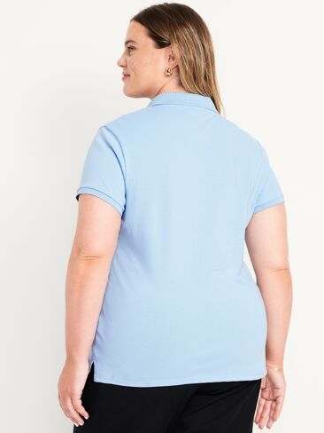 Old Navy Uniform Pique Polo - Monet Blue in Kuwait