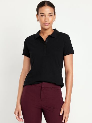 Old Navy Uniform Pique Polo - Black Jack in Kuwait
