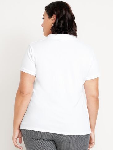 Old Navy Uniform Pique Polo - Bright White in Kuwait