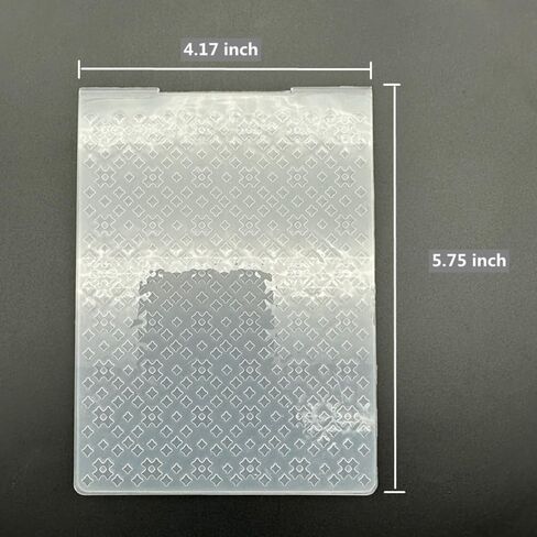 3D Plastic Embossing Folder Template Small Diamond Shaped dot Texture A6 Size for Card Making DIY Scrapbooking Paper Crafting Handmade Crafts Scrapbooking Arts Supplies Scrapbook Decor in Kuwait