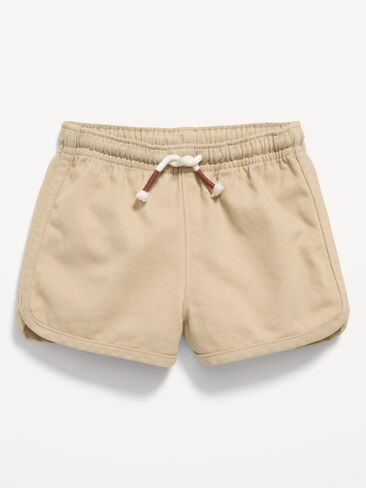 شورت Old Navy Twill Dolphin-Hem للأطفال - سمسم محمص in Kuwait