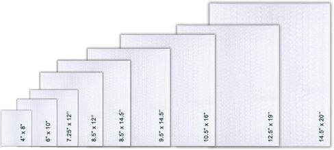 PackageZoom 250 Pack #00 5x10 Poly Bubble Envelopes Padded Shipping Mailers 2.5 Mil in Kuwait