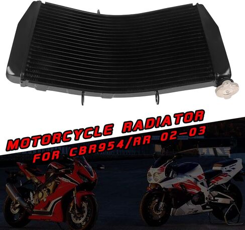 الألومنيوم التبريد المبرد استبدال لهوندا CBR954 CBR 954 CBR954RR CBR 954 RR 2002 2003 رادياتير محرك برودة in Kuwait