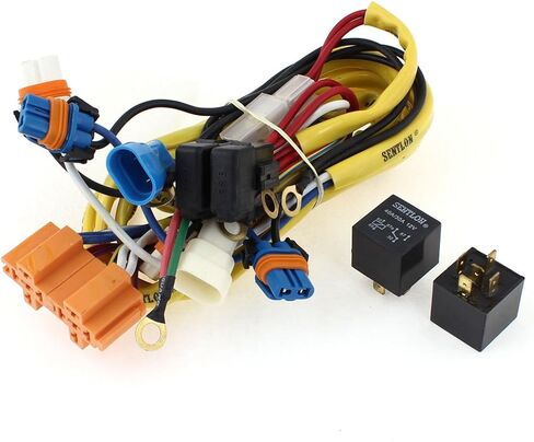 9005 9006 Headlight Fog Light Bulb Cable Relay Kit 12V 90W for Auto in Kuwait