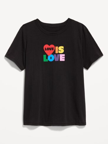 Old Navy EveryWear Crew-Neck Graphic T-Shirt - Black Jack in Kuwait