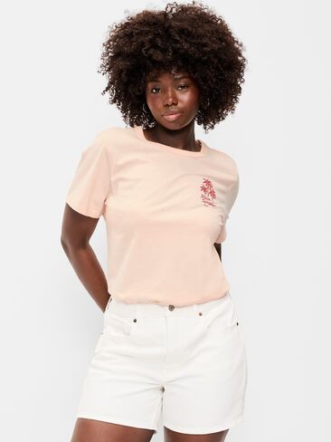 تي شيرت برسومات ذات رقبة دائرية من Old Navy EveryWear - جيلاتو خوخي in Kuwait