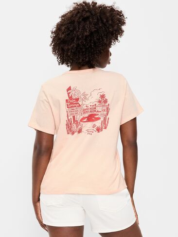 تي شيرت برسومات ذات رقبة دائرية من Old Navy EveryWear - جيلاتو خوخي in Kuwait