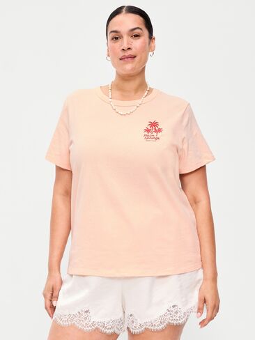 تي شيرت برسومات ذات رقبة دائرية من Old Navy EveryWear - جيلاتو خوخي in Kuwait