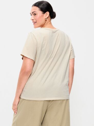 تي شيرت Old Navy EveryWear برقبة دائرية - Wish Bone in Kuwait