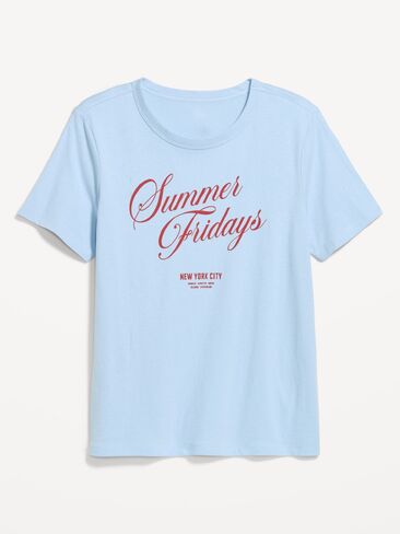 Old Navy EveryWear Crew-Neck Graphic T-Shirt - Sky Maintenance in Kuwait