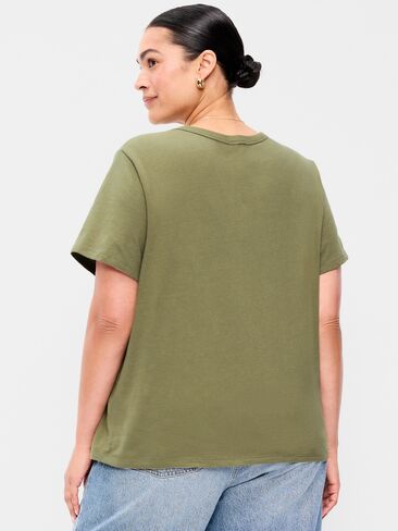 Old Navy EveryWear Crew-Neck Graphic T-Shirt - Dill Caper in Kuwait