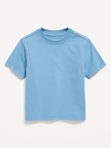 Old Navy Oversized Short-Sleeve T-Shirt for Toddler Boys - Naturalist Blue in Kuwait