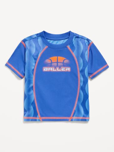 Old Navy Short-Sleeve Graphic T-Shirt for Toddler Boys - Hydro Blue in Kuwait