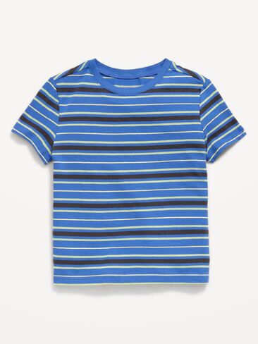 تي شيرت مخطط بأكمام قصيرة من Old Navy للأولاد الصغار - شريط رائع in Kuwait