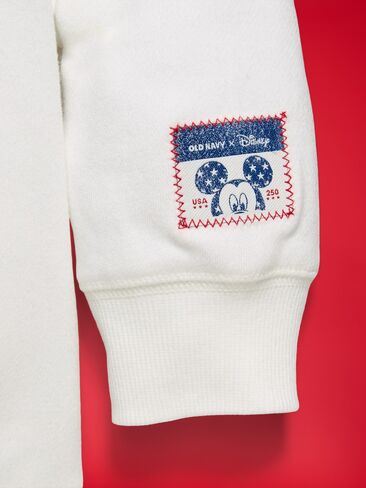Old Navy Old Navy x Disney Mickey Mouse Oversized Unisex Crew-Neck Sweatshirt for Toddler - Mickey Mouse in Kuwait