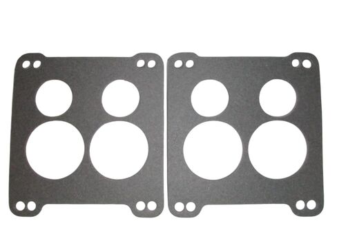 حشوات قاعدة المكربن، متوافقة مع Edelbrock Carter Holley AFB Ported Rochester Quadrajet Thermoquad Spreadbore Carbs، الحشيات بسمك 1/16 بوصة، زوج واحد، رقم الجزء SPC9175-2 in Kuwait