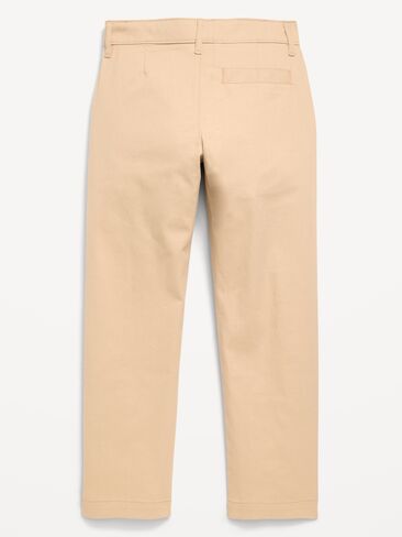 Old Navy School Uniform Straight Leg Pants for Girls - Rolled Oats in Saudi Arabia