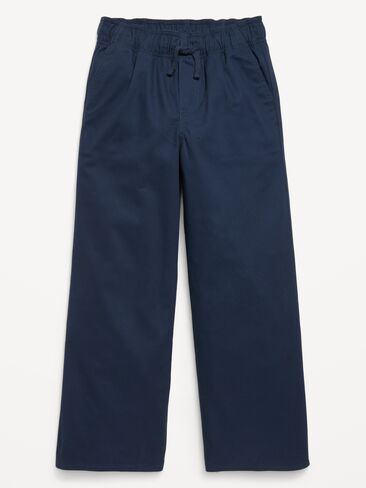 Old Navy School Uniform Baggy Wide-Leg Pull-On Pants for Girls - Ink Blue in Kuwait