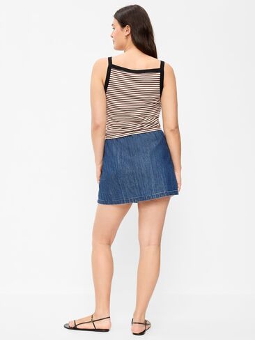Old Navy Denim Micro Skort - Dark Wash in Kuwait