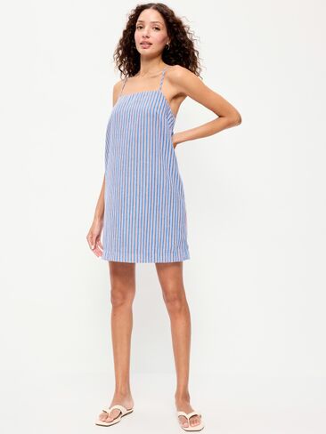 Old Navy Strappy Mini Shift Dress - Red/Whit/Blue Stripe in Kuwait