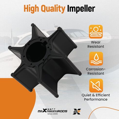 طقم دفاعة مضخة مياه خارجية من maxpeedingrods لياماها 75 80 90 100 HP 4 محركات السكتة الدماغية استبدال 67F-W0078-00 67F-44311-01-00 in Kuwait