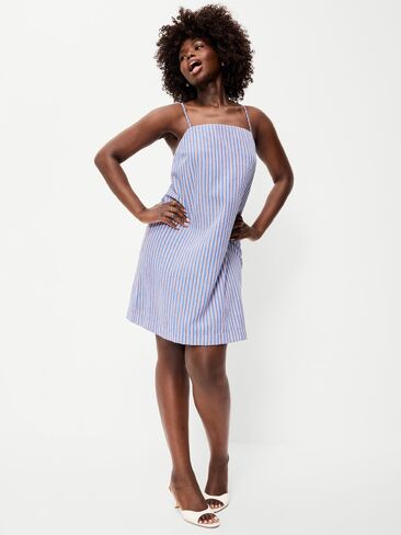Old Navy Strappy Mini Shift Dress - Red/Whit/Blue Stripe in Kuwait