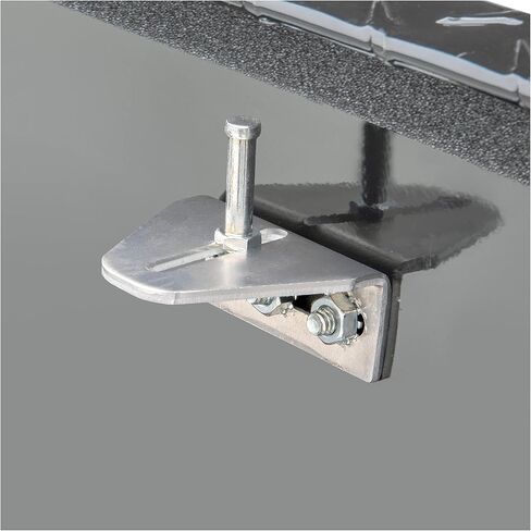 UWS EC10212 صندوق أدوات الشاحنة المصنوع من الألومنيوم ذو الجدار الثقيل باللون الأسود اللامع مقاس 60 بوصة، غطاء صلب in Kuwait