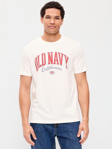 Old Navy Graphic T-Shirt for Adults - Sea Salt and Vinegar in Kuwait