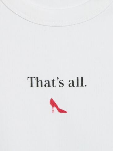 Old Navy Old Navy x The Devil Wears Prada Snug Crop T-Shirt - Calla Lily White in Kuwait
