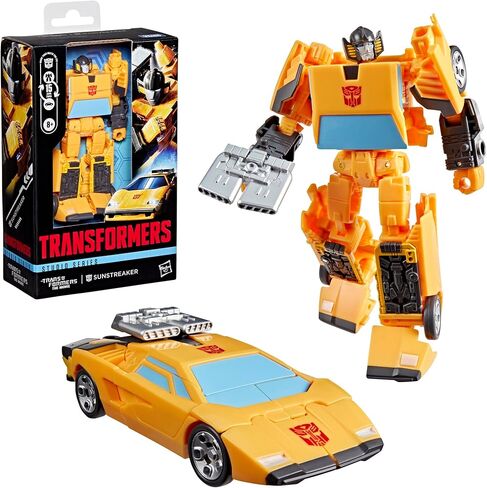Transformers Studio Series The The Movie Sunstreaker Deluxe Class 4.5-Inch Converting Action Figure, Robot Toys for Ages 8+ in Kuwait