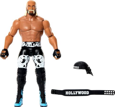 Mattel WWE "Hollywood" Hulk Hogan Action Figure، سلسلة الحدث الرئيسي #165، نجم قابل للتجميع مقاس 6 بوصات مع 14 نقطة مفصلية ومظهر يشبه الحياة in Kuwait