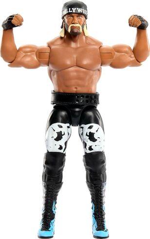 Mattel WWE "Hollywood" Hulk Hogan Action Figure، سلسلة الحدث الرئيسي #165، نجم قابل للتجميع مقاس 6 بوصات مع 14 نقطة مفصلية ومظهر يشبه الحياة in Kuwait