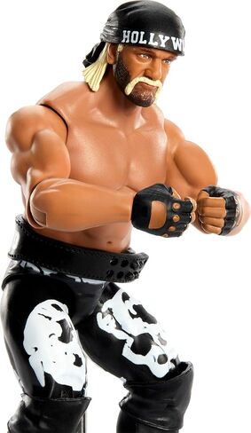 Mattel WWE "Hollywood" Hulk Hogan Action Figure، سلسلة الحدث الرئيسي #165، نجم قابل للتجميع مقاس 6 بوصات مع 14 نقطة مفصلية ومظهر يشبه الحياة in Kuwait
