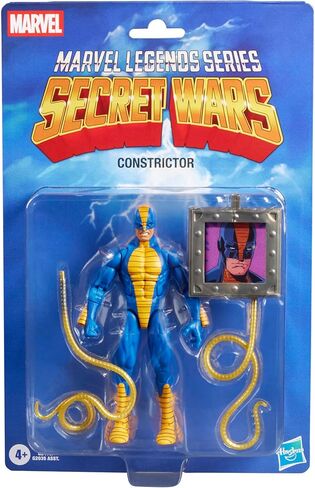 سلسلة Marvel Legends Secret Wars Constrictor، شخصية ريترو كوميكس القابلة للتجميع مقاس 6 بوصات مع درع عدسي in Kuwait