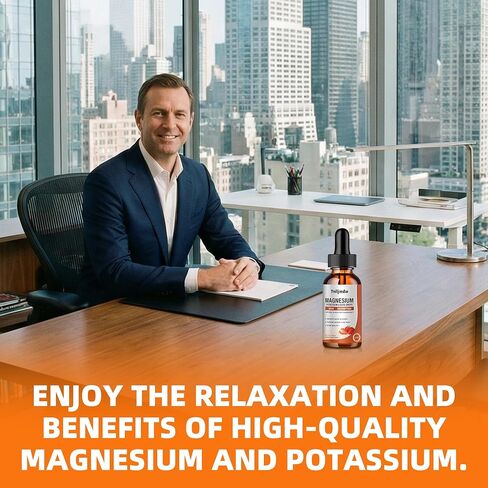(2 Pack) Magnesium Glycinate Liquid Drops,1000 mg Liquid Magnesium Supplement with Bromelain, Vitamin B6, C, D, High Absorption Magnesium Complex for Night, Muscle & Energy Support, Strawberry Flavor in Saudi Arabia