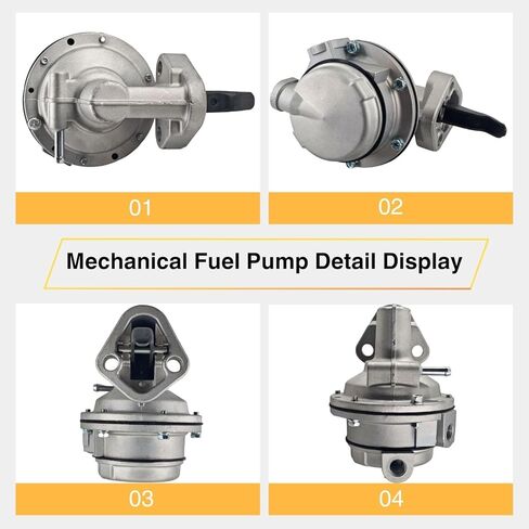 861677T 818383T 60932 مضخة الوقود البحرية الميكانيكية تناسب MerCuriser Mark V 454 502 GM Big Block 7.4L 8.2L V8 1992 93 94 95 1990-2000 لـ Sierra 18-8860 لـ Cater M60932 SP1288MP 77100 in Kuwait