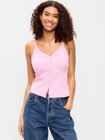 قميص كامي بدون أكمام بأزرار أمامية من Old Navy - برغموت in Kuwait
