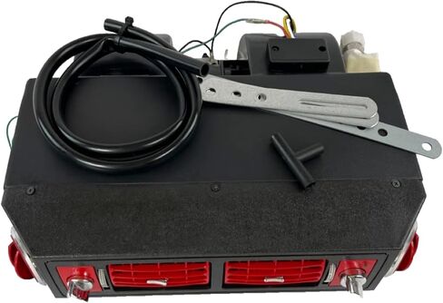 A/C KIT UNIVERSAL UNDERDASH EVAPORATOR 432-100 RED 12V WITH ELECTRICAL HARNESS in Kuwait