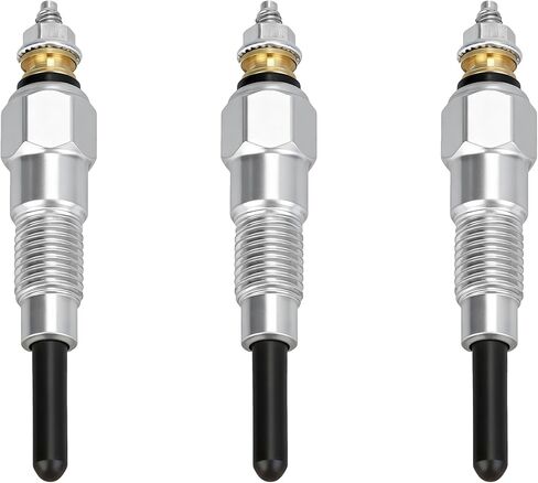 3 قطع شمعات توهج M87919 متوافقة مع John Deere 330 332 375 430 455 متوافقة مع Yanmar 3TN66C 3TN66UJ 3TNA72UJ استبدال 0-250-202-110، 0-250-202-014، 0-250-202-015، 0-250-202-016, 0-250-202-017 in Kuwait