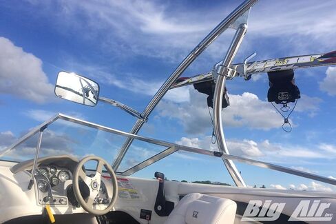 Big Air Articulating Adjustable Arm Wakeboard Tower Mirror with 7" x 13" CIPA ball joint mirror head in Kuwait