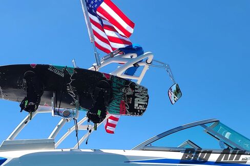 Big Air Articulating Adjustable Arm Wakeboard Tower Mirror with 7" x 13" CIPA ball joint mirror head in Kuwait