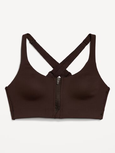 Old Navy High Support PowerSoft Sports Bra - Black Coffee in Kuwait