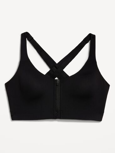 Old Navy High Support PowerSoft Sports Bra - Black Jack in Kuwait