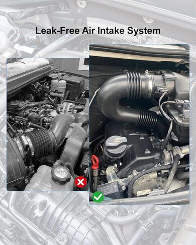 أنبوب خرطوم دخول هواء المحرك مناسب لسيارة Mercedes-Benz Sprinter 2500/3500/3500XD/4500 NCV3 V6 3.0L 2010-2023، قناة مخرج مع استبدال المشبك 9065282224 A9065282224 9065281524 A9065280224 in Kuwait