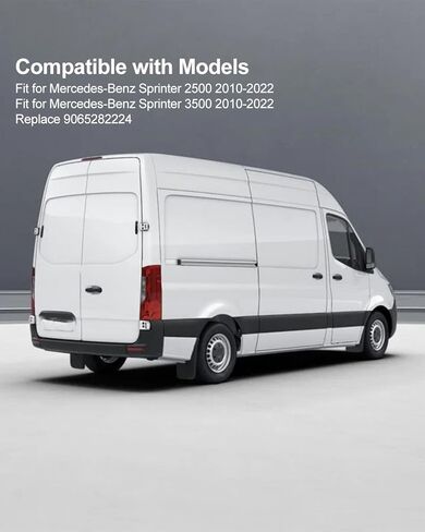 أنبوب خرطوم دخول هواء المحرك مناسب لسيارة Mercedes-Benz Sprinter 2500/3500/3500XD/4500 NCV3 V6 3.0L 2010-2023، قناة مخرج مع استبدال المشبك 9065282224 A9065282224 9065281524 A9065280224 in Kuwait