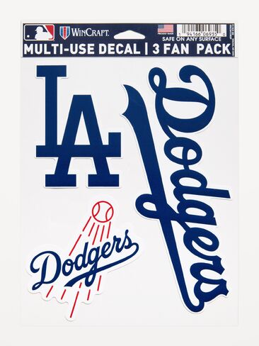 ملصقات Old Navy WinCraft® Los Angeles Dodgers مكونة من 3 قطع متعددة الاستخدام - Los Angeles Dodgers in Kuwait