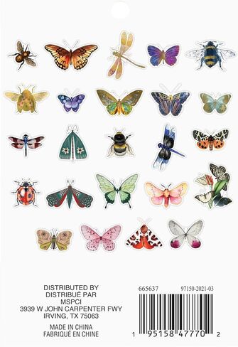 Recollections Things with Wings Die Cut Stickers, 12 Pack in Kuwait