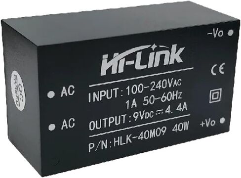 HLK-40M09 Size high Efficiency Safety Isolation 5V 40W 4.4A Output AC/DC Power in Kuwait