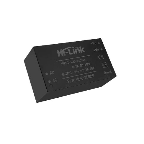 9V 30W 3300mA Output AC / DC HLK-30M09 الحجم كفاءة عالية وكثافة طاقة عالية in Kuwait