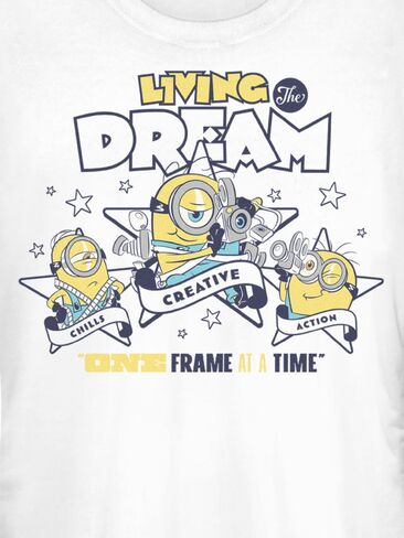 تي شيرت برسومات Old Navy Minions 3 Living The Dream - للنساء - Dream in Kuwait